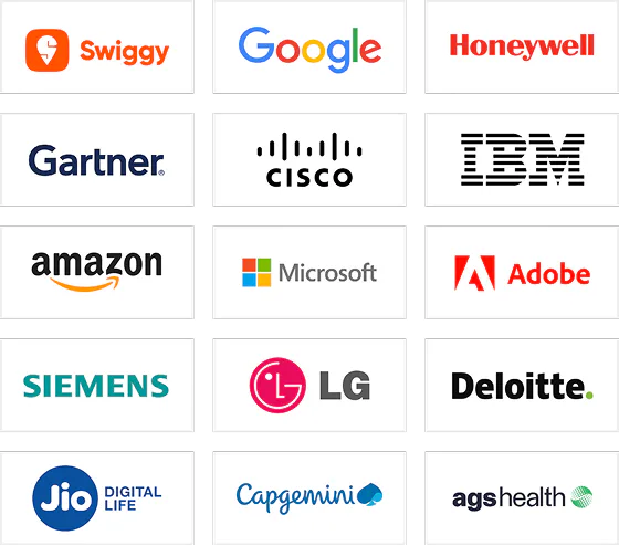 Companies where Scaler Online PGP learners work